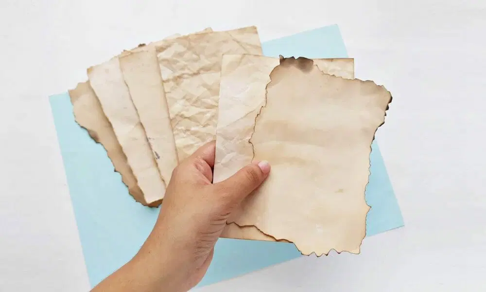How to Age Paper