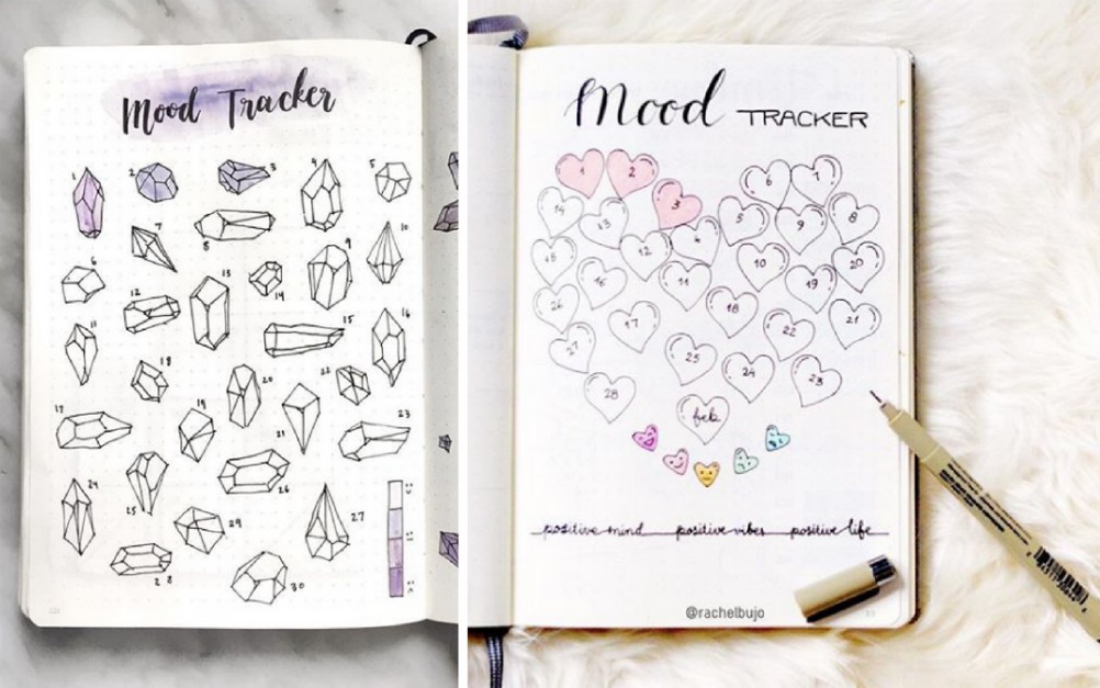 13 Cute Mood Tracker Bullet Journal Ideas To Improve Mental Health